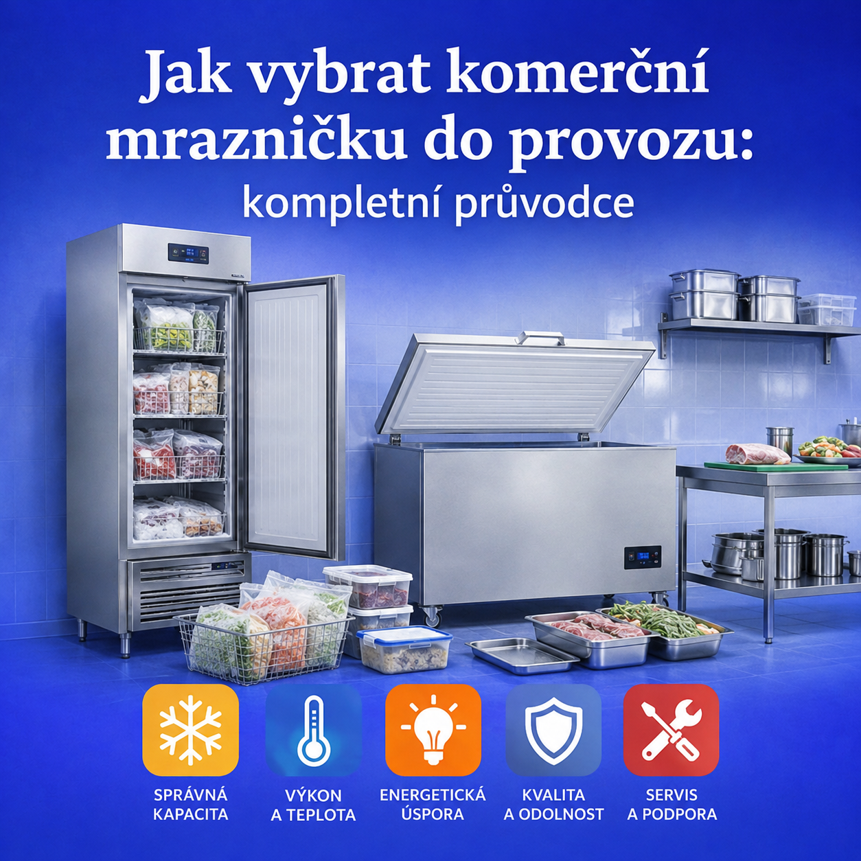 Jak vybrat komerční mrazničku do provozu: kompletní průvodce