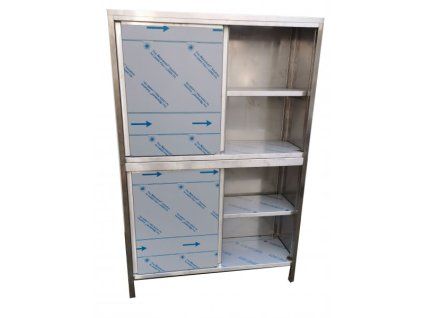 dvojita skrin zaplechovana posuvne dvere rozmer s x h x v 1400 x 400 x 1800 mm