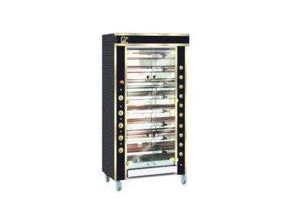 gril elektricky rotisol millenium 975 8mle cerny s mosaznymi prvky