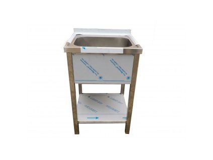 nerezovy drez s polici 600 x 600 x 900 mm drez 500 x 500 x 250 mm zdarma sifon