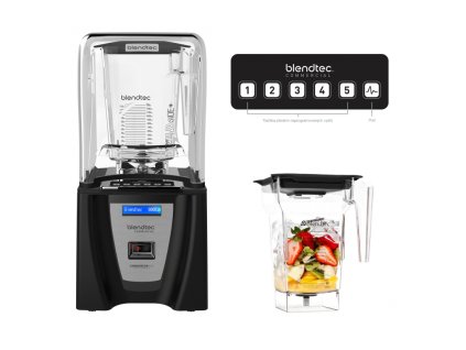 mixer barovy blendtec connoisseur 825 2x nadoba foursidell protihlukovy kryt