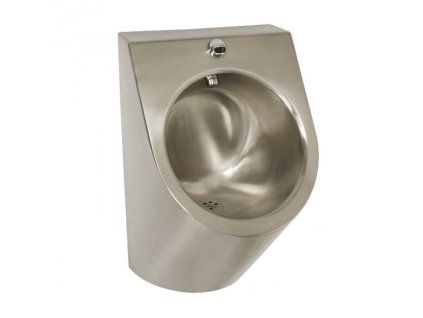 nerezovy pisoar sanela slpn 07eb s integrovanym automatickym splachovacem 9 v povrch matny