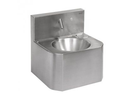 nerezove automaticke zavesne umyvadlo sanela slun ptb s piezo systemem a termostatickym ventilem 6 v