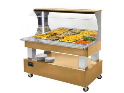 salatovy bar pristenny vyhrivany sbm 40 c svetly dub