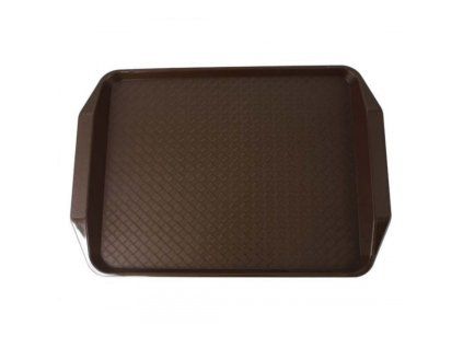 podnos jidelni fast food hnedy 30 x 43 cm