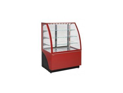 cukrarska chladici vitrina aldan lux 1000 barva cervena