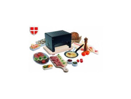 gril party barbecue rebo2 vcetne panve a spachtle