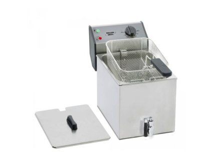 friteza elektricka fd 80r 230v objem 8 l s vypustnym kohoutem