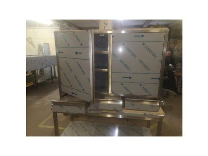 dvojita skrin zaplechovana posuvne dvere 400x1200x1800 mm