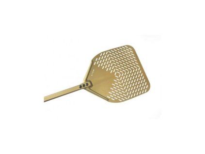 lopata na pizzu gold sazeci perforovana 45x45 cm gha