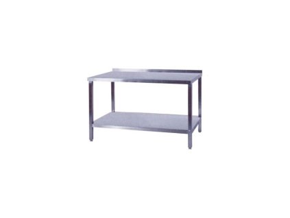 nerezovy pracovni stul s polici 1100 x 600 x 900 mm