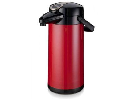tlakova termoska airpot furento plast cervena 22 l vnitrni nadoba sklenena