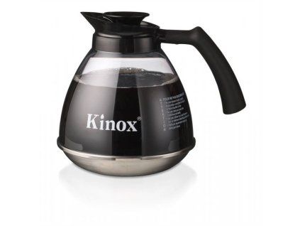 konvice sklenena objem 17 l s nerezovym dnem