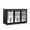 minibar prosklene kridlove dvere cerna tefcold db301h 3
