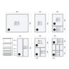 gastronadoba nerezova gn 13 s uchyty 325 x 176 mm hloubka 200 mm vl 13200 u