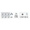 plynovy sporak s elektrickou troubou gn 21 cf6 712gpev rm gastro 6 zon
