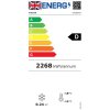 mrazici skrin prosklene dvere tefcold uf 200 vg bila