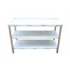 nerezovy pracovni stul 2x police 1000 x 800 x 900 mm