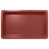 gastronadoba porcelanova gn 1 2 cervena mat hloubka 22 mm