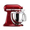 kitchenaid robot artisan 5ksm175pseca cervena metaliza