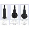 frappe shaker n 54 black stolni model