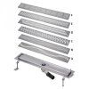 nerezovy koupelnovy zlabek sanela slkn 04ax slkn 04fx do prostoru delka 950 mm