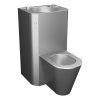 piezo antivandalovy nerezovy set wc sanela slwn 28p s umyvadlem rovny